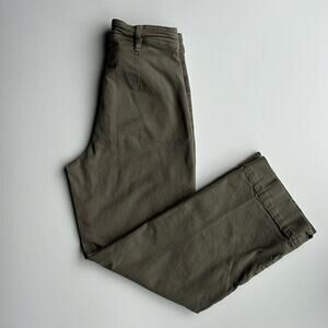 MARINE LAYER Bridget crop pant shadow green size 2